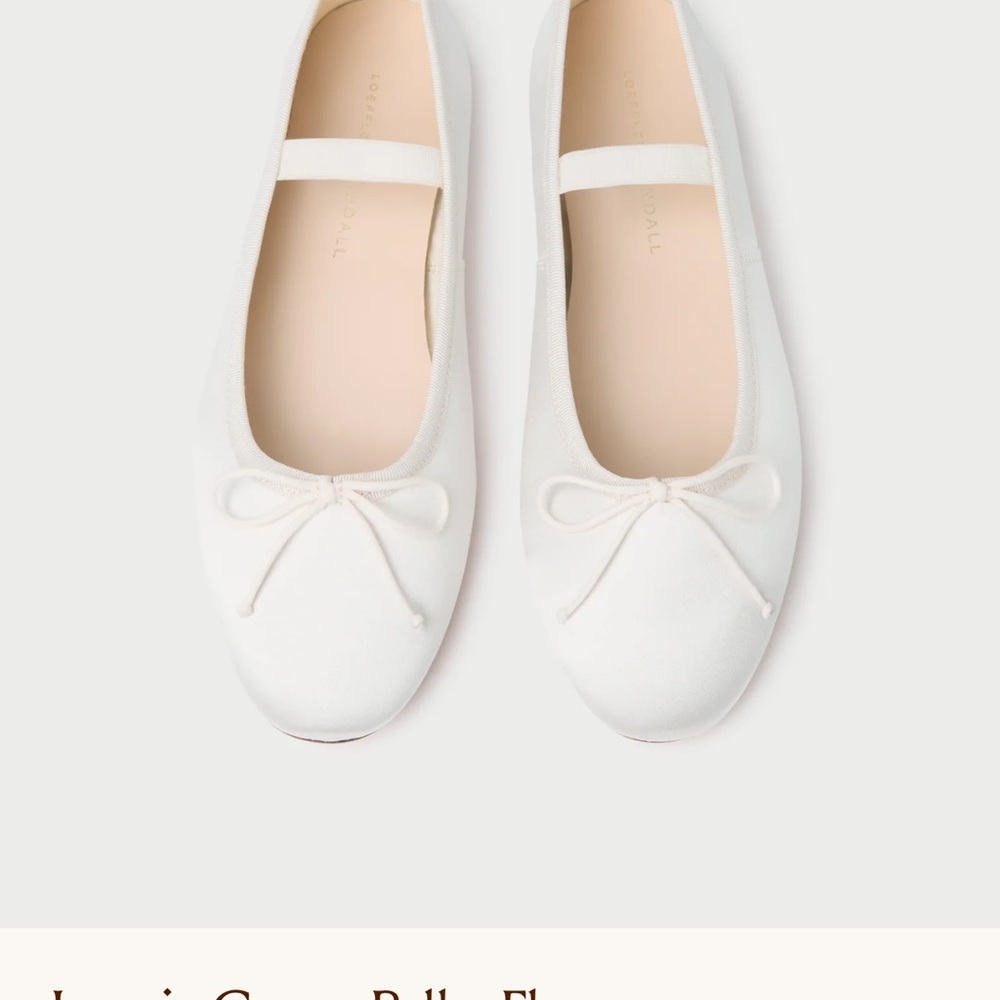 ISO LOEFFLER RANDALL LEONIE SATIN FLAYS IN CREAM